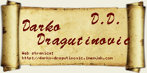 Darko Dragutinović vizit kartica